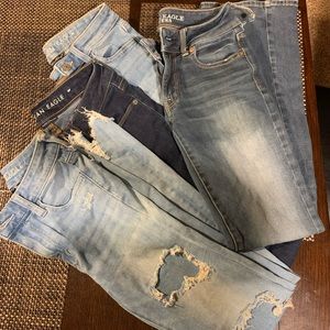 4pair of American Eagle jeans Sz 00